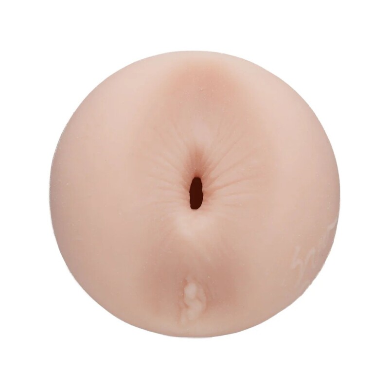 Мастурбатор анус у колбі Eva Lovia Fleshlight, кібершкіра, бежевий, 25 х 8.5 см - Зображення 3