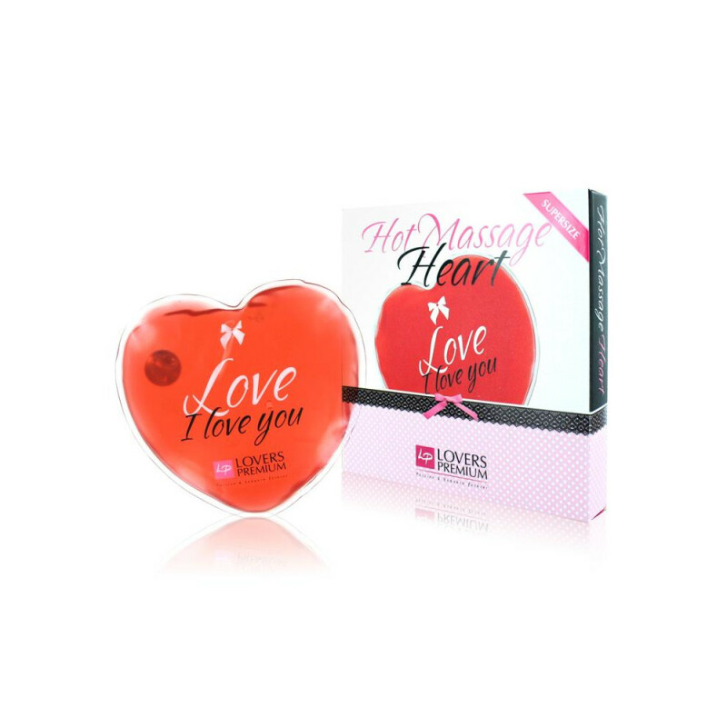 Гаряче серце для масажу Loverspremium Hot Massage Heart XL LOVE - Зображення 3