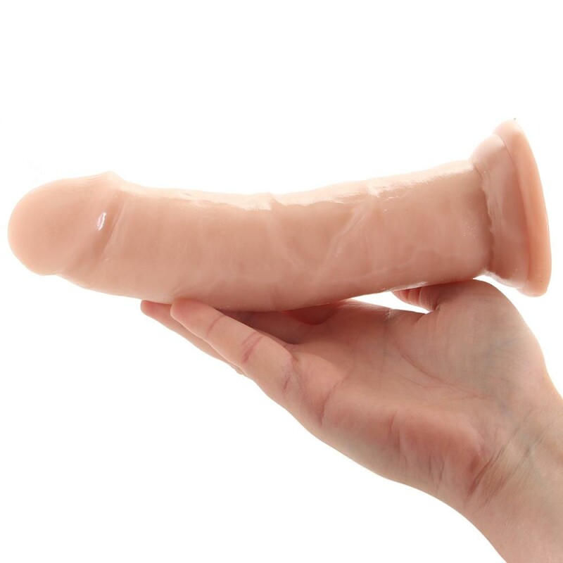 Фалоімітатор реалістичний Blush Dr. Skin на присосці, кібершкіра, бежевий, 20.3 х 5 см - Изображение 2