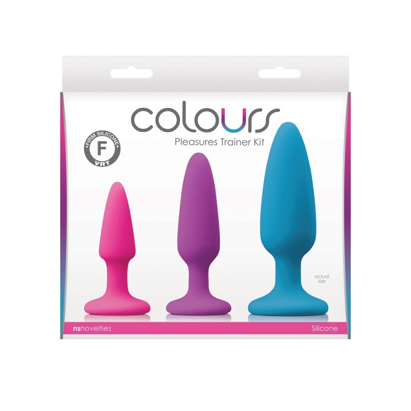Набір анальних пробок Colours Pleasures Trainer Kit, 3 штуки - Изображение 2