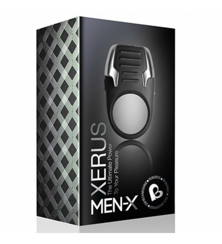 Ерекційне кільце Rocks-Off Xerus чорне, 3.5 см х 8 см - Зображення 4