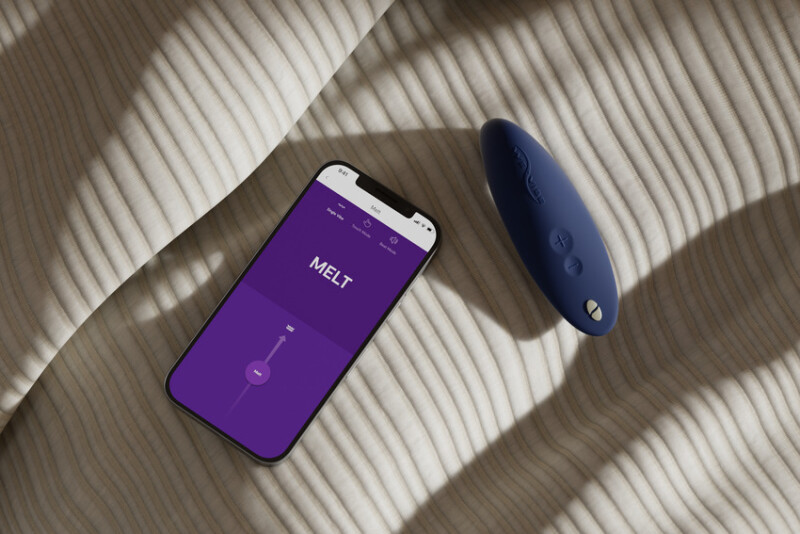 Вакуумний стимулятор We-Vibe (Вивайб) Melt для пар, синій - Изображение 8