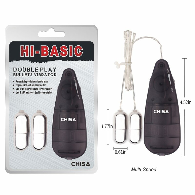 Віброкулі з пультом Chisa Hi-Basic, сріблясті, 4.5 х 1.5 см - Зображення 4