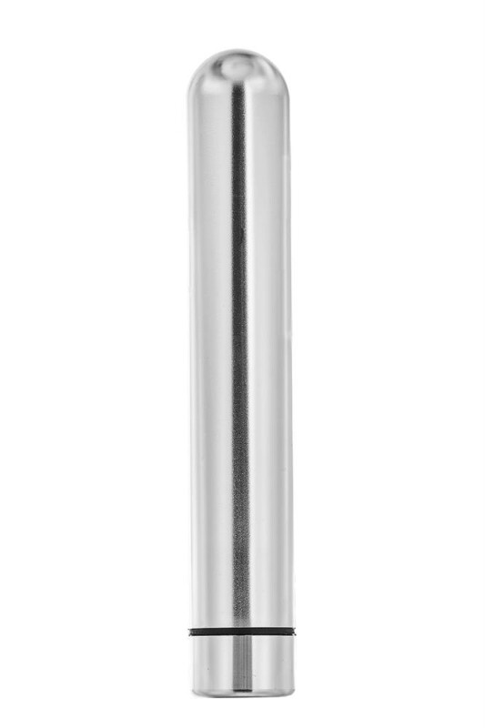 Вібратор металевий Dream Toys Midnight Magic Metal Mitch, срібний, 11.5 х 1.9 см