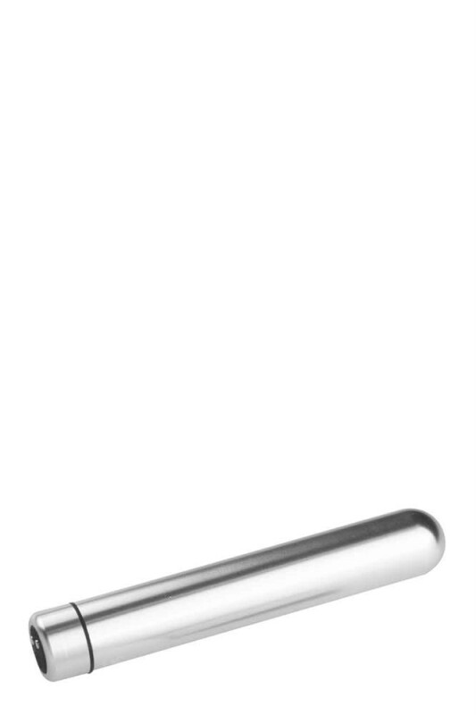 Вібратор металевий Dream Toys Midnight Magic Metal Mitch, срібний, 11.5 х 1.9 см - Изображение 2