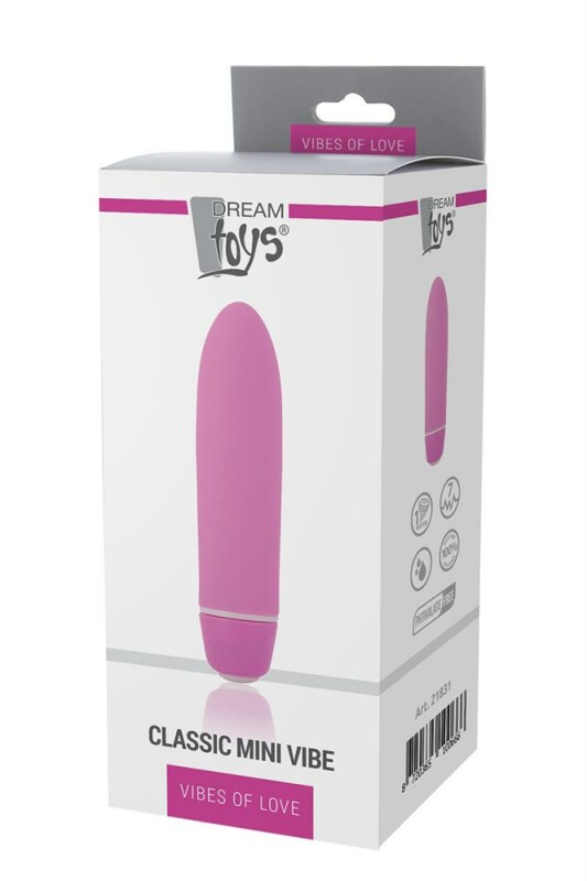 Міні-вібратор нереалістичний Dream Toys, рожевий, 10 х 2.5 см - Изображение 2