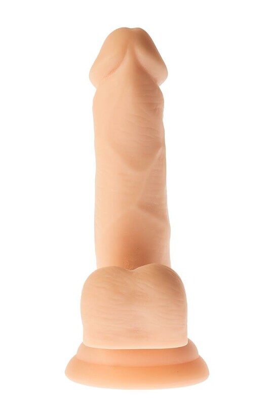 Фалоімітатор реалістичний Dream Toys Naughty Nick на присосці, бежевий, 14.5 х 3.2 см - Зображення 2