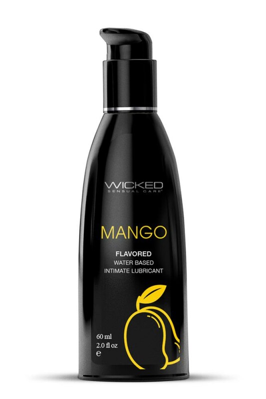 Їстівний лубрикант Wicked Sensual Care зі смаком манго, на водній основі, 60 мл