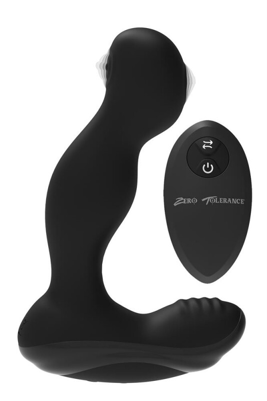 Масажер простати Zero Tolerance чорний, 15.5 х 3. 7 см