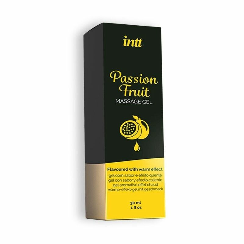 Масажний гель Intt Passion Fruit, 30 мл, розігріваючий, зі смаком та ароматом маракуї - Изображение 2