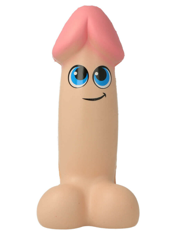 Іграшка-антистрес Kheper Games Dicky Squishy у вигляді пеніса, бежева, 14 х 3.8 см