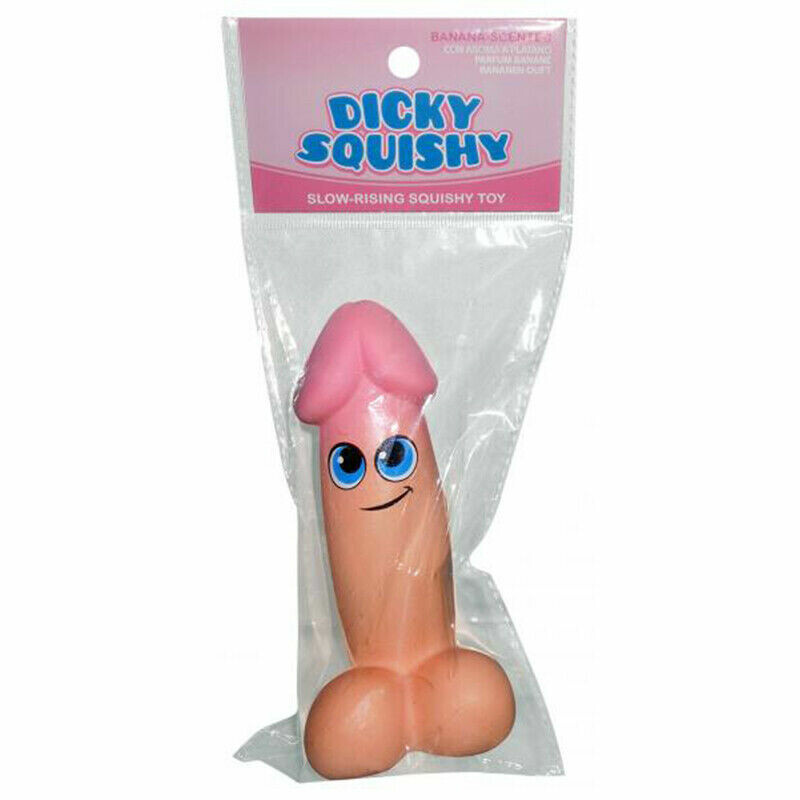 Іграшка-антистрес Kheper Games Dicky Squishy у вигляді пеніса, бежева, 14 х 3.8 см - Зображення 1