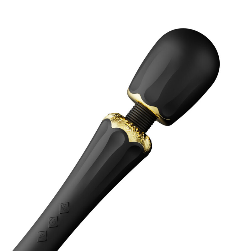 Вібратор мікрофон Zalo Kyro Wand з насадками, чорний, 29.1 см х 5.3 см - Зображення 4