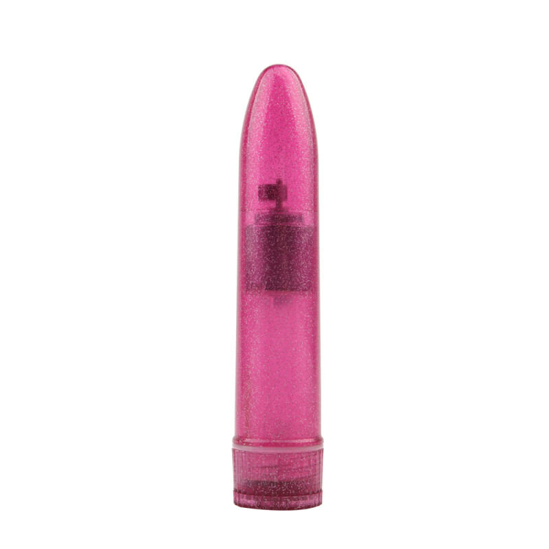Вібратор з блискітками Chisa Hi-Basic, рожевий, 13.2 х 3.5 см - Изображение 1