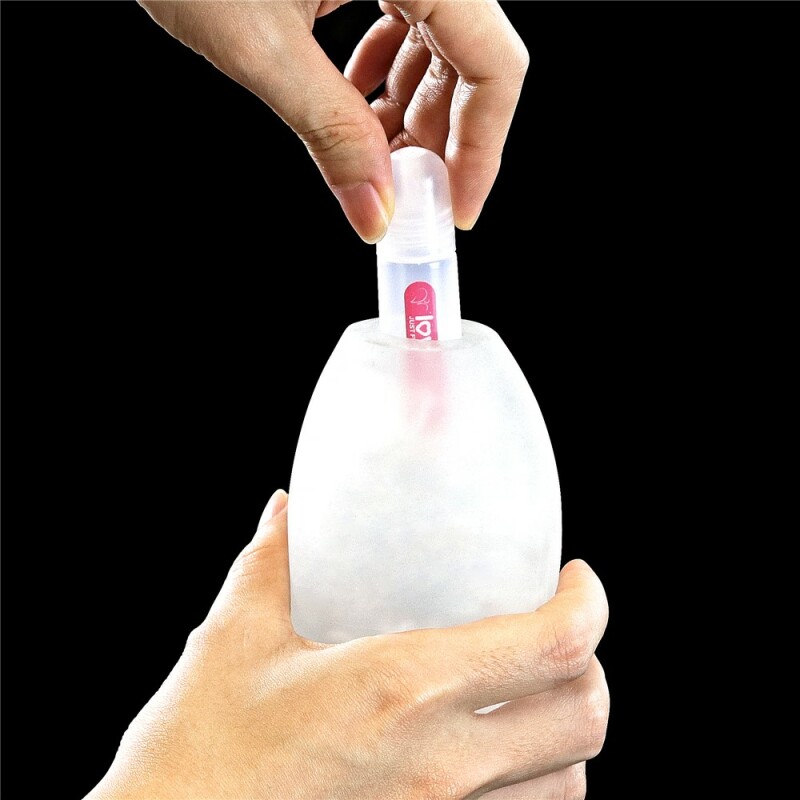 Мастурбатор яйце нереалістичний Giant Egg Masturbator білий, 13 см х 7 см - Изображение 4