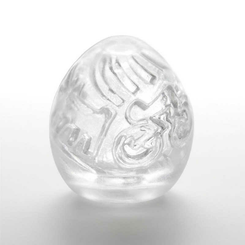 Мастурбатор Tenga Keith Haring Egg Street, прозорий - Зображення 2