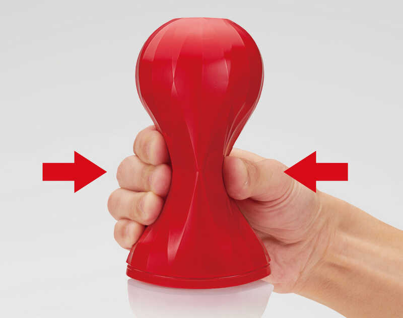 Мастурбатор Tenga Air Tech Squeeze Gentle з вакуумним ефектом, білий, 17 см х 8 см - Зображення 1