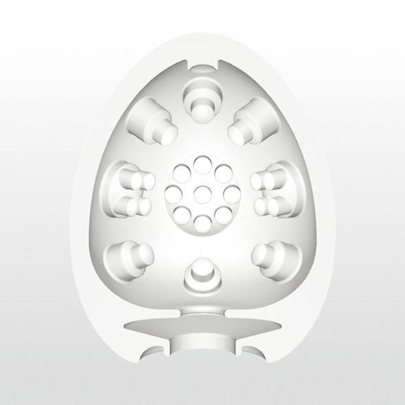Мастурбатор Tenga Egg Clicker, білий - Изображение 1