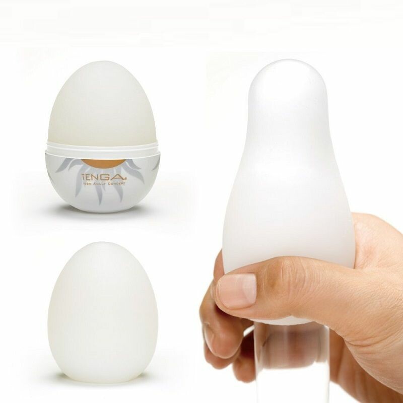 Мастурбатор Tenga Egg Shiny, білий - Зображення 3