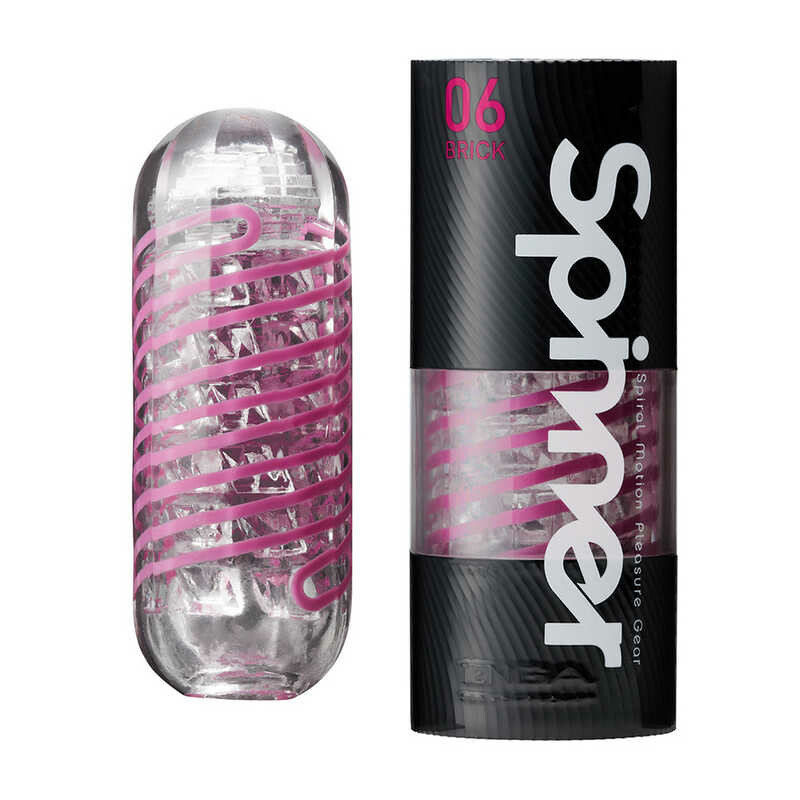 Mастурбатор спіральний Tenga Spinner 06 Brick нереалістичний, у колбі, 13 см х 4 см
