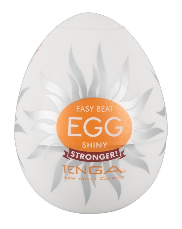 Мастурбатор Tenga Egg Shiny, білий
