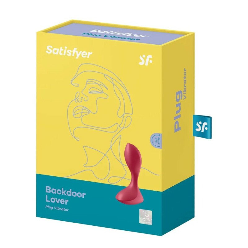 Анальний вібратор Satisfyer Backdoor Lover червоний, 11.2 х 4.1 см - Зображення 1