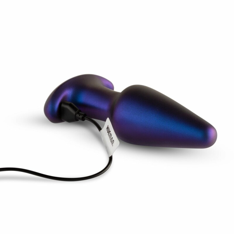 Анальна вібропробка з пультом керування EasyToys фіолетова, 13.9 см х 4.5 см - Зображення 4