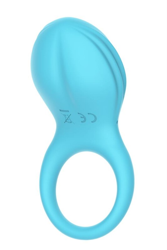 Ерекційне віброкільце Dream Toys The Candy Shop блакитне, 9.6 х 3.6 см - Зображення 4