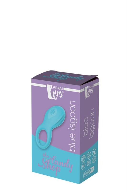 Ерекційне віброкільце Dream Toys The Candy Shop блакитне, 9.6 х 3.6 см - Зображення 1