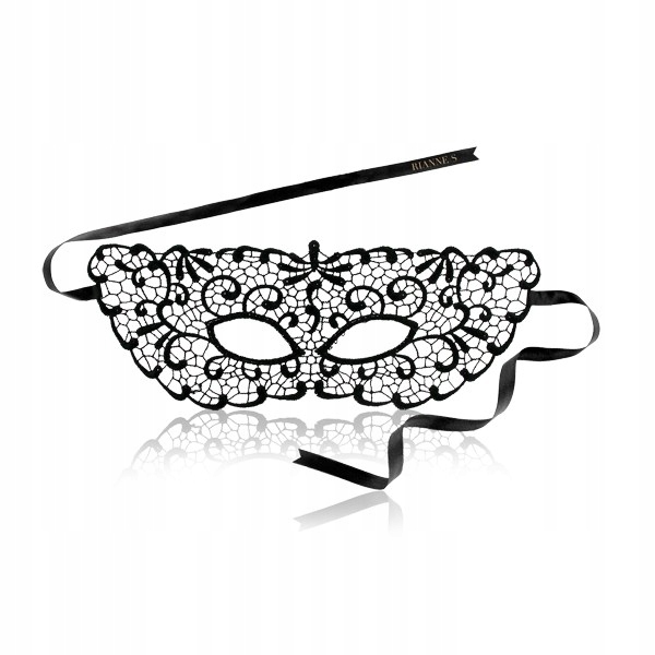 Маска на очі Rianne S Jane, мереживна, чорна, one size