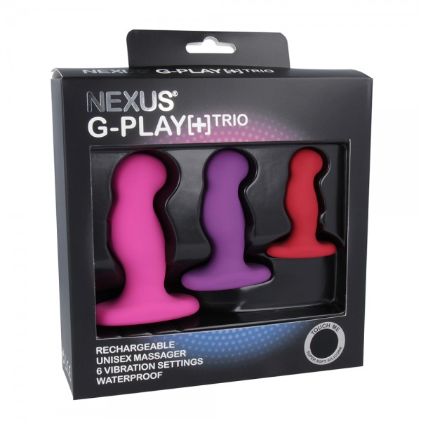 Набір анальних вібромасажерів із силікону Nexus, 3 шт - Изображение 1