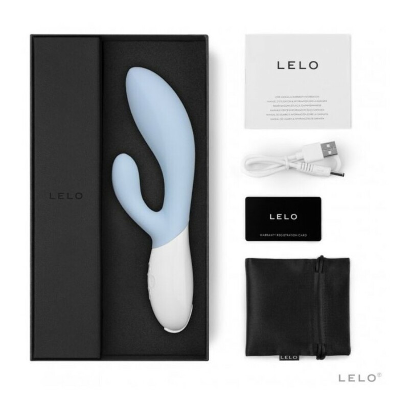Вібратор-кролик LELO INA 3, голубий - Зображення 5