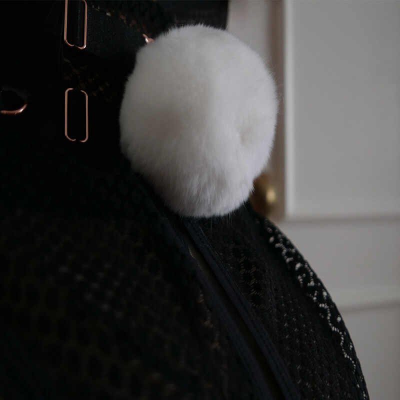 Сексуальний костюм зайчика UPKO Bunny Girl Bodysuit з відкритими грудьми, чорний, S - Зображення 6