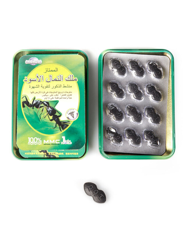 Пігулки для потенції Ant King Чорний Мураха, 12 шт