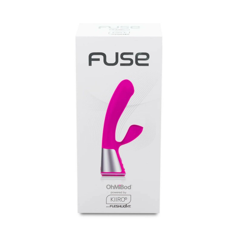 Вібратор-кролик Ohmibod Fuse з інтерактивним підключенням, рожевий, 18 х 3.4 см - Изображение 1