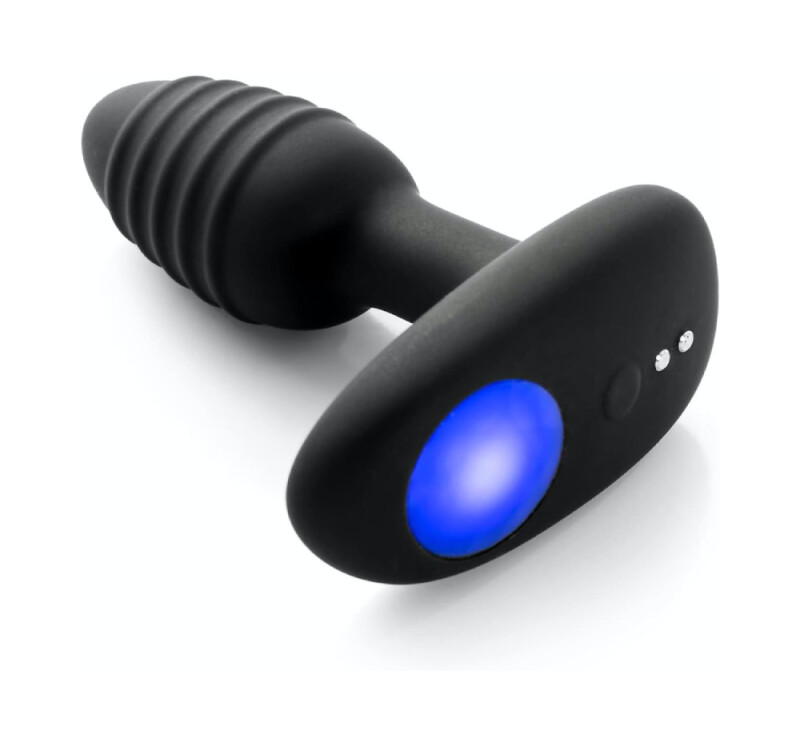 Інтерактивна анальна пробка Lumen Kiiroo, чорна, 10 х 3.3 см