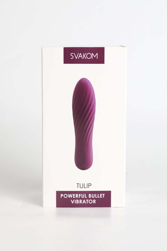 Вібратор  Svakom Tulip рельєфний, фіолетовий, 10.6 х 2.7 см - Зображення 9