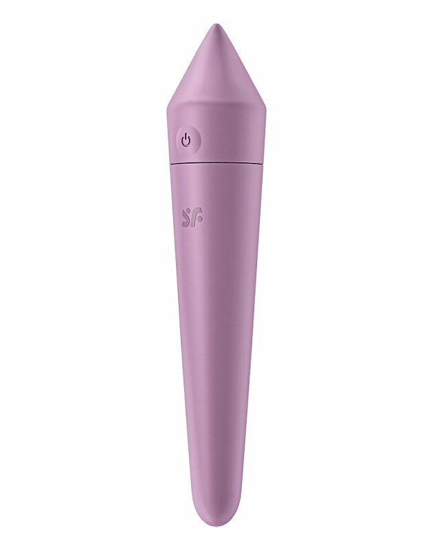 Віброкуля силіконова Satisfyer Ultra Power Bullet 8 з додатком, фіолетова, 14 х 2.7 см - Зображення 2