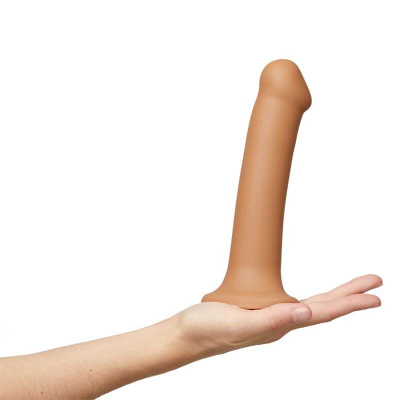Насадка на страпон для кільцевого кріплення Strap-On-Me бежева, розмір L, 19 х 3.7 см - Зображення 2