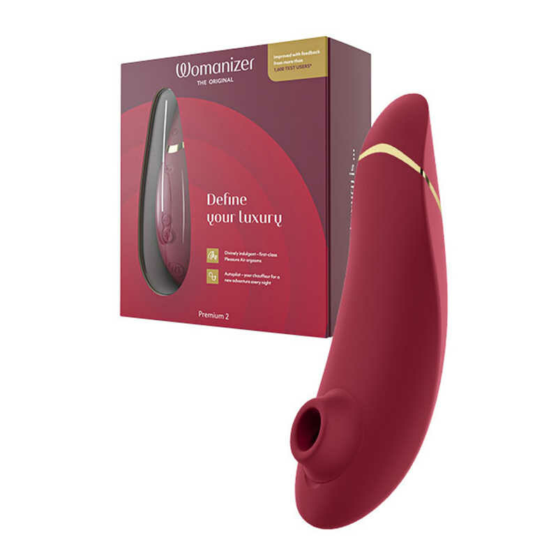 Womanizer Premium 2 безконтактний кліторальний стимулятор (Вуманайзер Преміум 2), бордо - Зображення 9