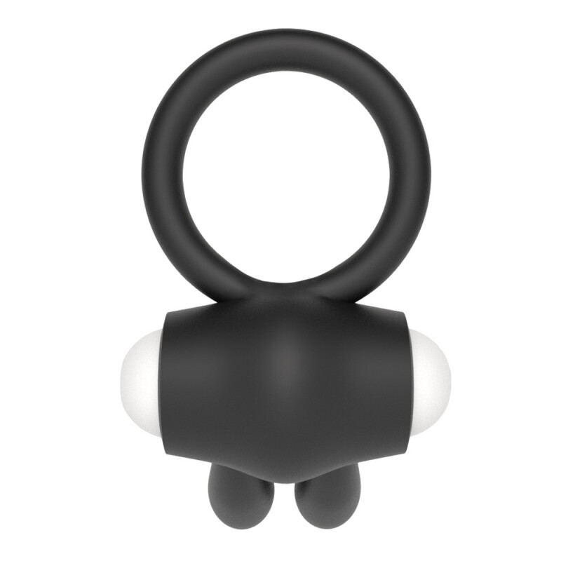 Ерекційне вібро кільце на пеніс Lovetoy Power Clit Cockring, чорне - Изображение 3