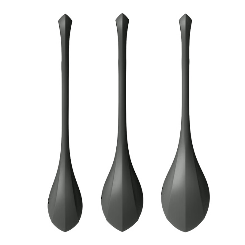 Набір вагінальних кульок Satisfyer Yoni Power 2 чорні, 3 шт - Изображение 2