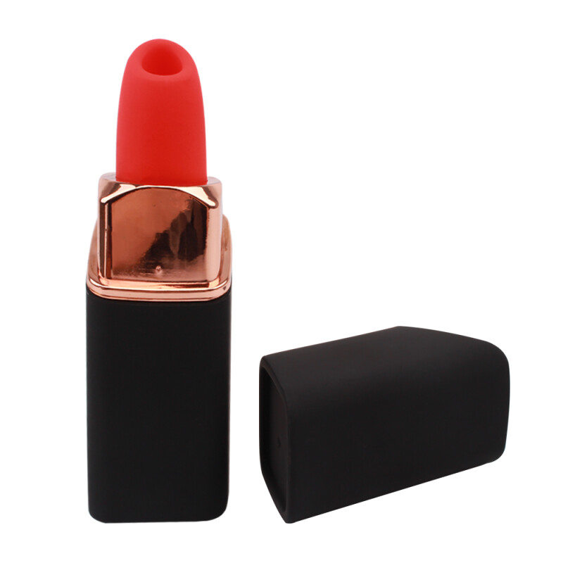 Вакуумний стимулятор для клітора Chisa Fierce Euphoria у вигляді помади, чорний, 13 х 3.5 см - Изображение 1