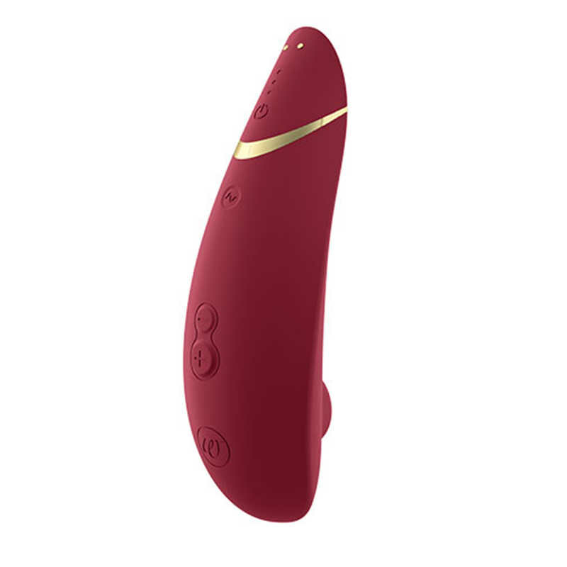 Womanizer Premium 2 безконтактний кліторальний стимулятор (Вуманайзер Преміум 2), бордо - Зображення 4