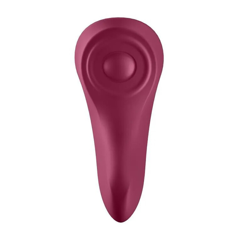 Вібратор у трусики Satisfyer Sexy Secret з додатком, бордовий, 8.6 х 3.9 см - Изображение 2