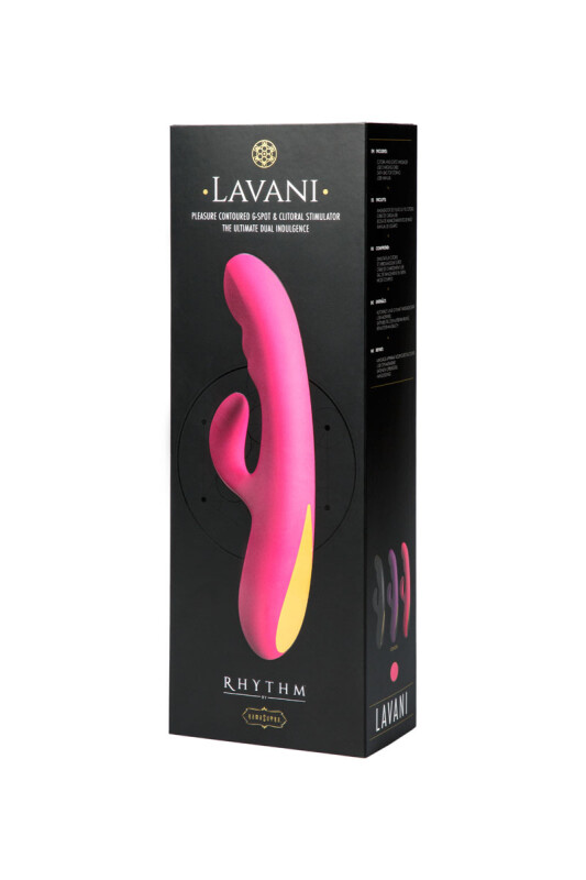 Вібратор-кролик Lavani Rhythm Kama Sutra з пульсацією, рожевий, 22 см х 3.8 см - Зображення 6