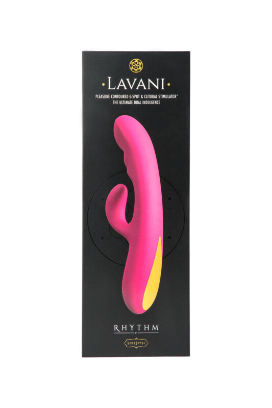 Вібратор-кролик Lavani Rhythm Kama Sutra з пульсацією, рожевий, 22 см х 3.8 см - Зображення 5