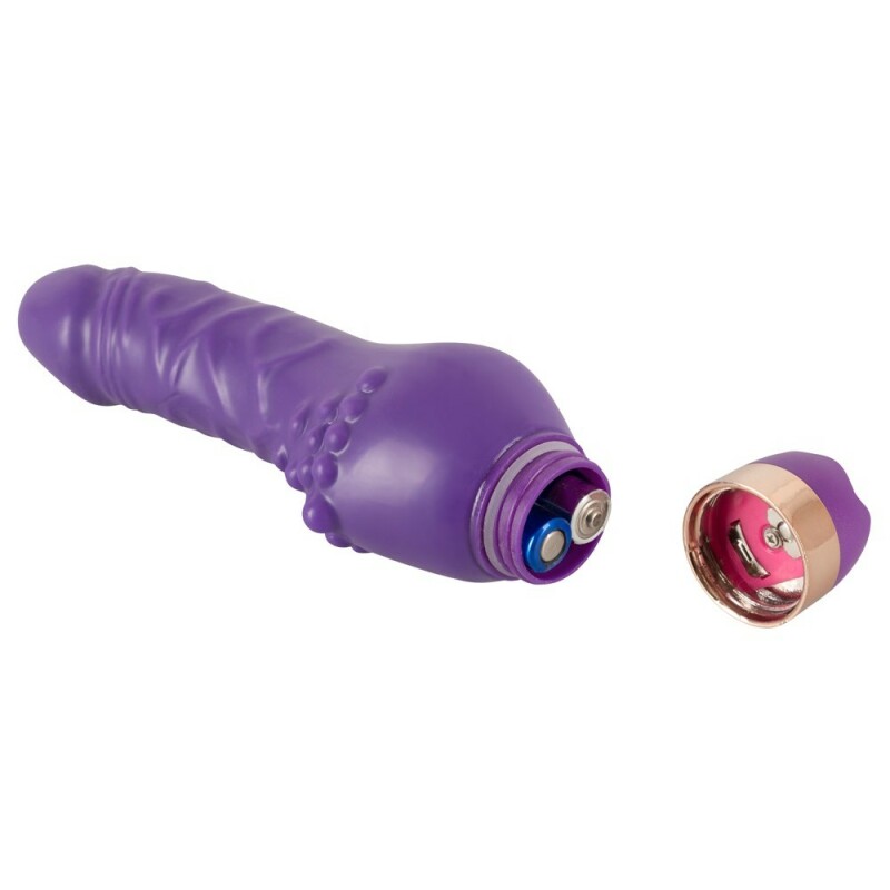 Вібратор Mini Vibrator Purple реалістичний, фіолетовий, 16 см х 4.7 см - Изображение 3