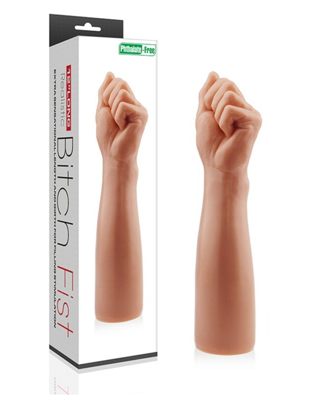 Рука для фістингу Lovetoy King Size, бежева, 31 х 7 см