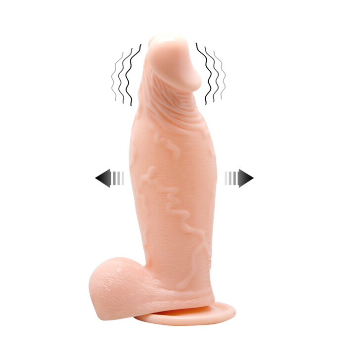 Вібратор реалістичний з накачуванням Inflatable Vibrator, 19 см - Зображення 6